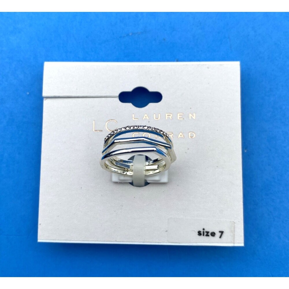 Lauren Conrad Silver Tone Size 7 Ring